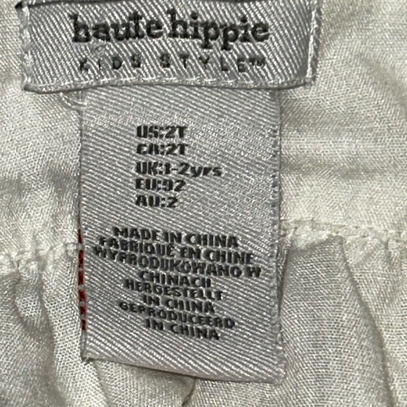 Haute Hippie Crocheted White Tiered Dress - Picture 4 of 5